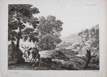 Load image into Gallery viewer, Herman van Swanevelt. Balaam's ass. Etching. 1629-1641.