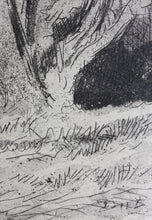 Load image into Gallery viewer, Maximilien Luce. Landscape with Cows. Etching. c. 1910.