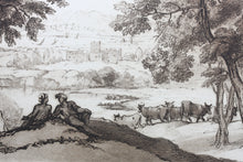 Load image into Gallery viewer, Claude Lorrain, after. A Landscape. Etching by R. Earlom. 1810.