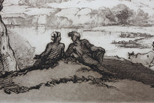 Load image into Gallery viewer, Claude Lorrain, after. A Landscape. Etching by R. Earlom. 1810.