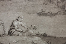 Load image into Gallery viewer, Claude Lorrain, after. A Study. Etching by Richard Earlom. 1802.