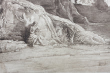 Load image into Gallery viewer, Claude Lorrain, after. A Study. Etching by Richard Earlom. 1802.