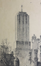 Load image into Gallery viewer, Leon René Pescheret. Water Tower, Chicago. Etching. 1932.
