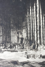 Load image into Gallery viewer, Samuel Kerness Popkins. Cathedral, Seville. Drypoint. C. 1936.