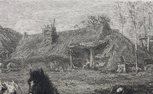Load image into Gallery viewer, Christian Adolph Schreyer, after. Wallachian team. Etching by William Unger. 1880.