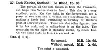 Load image into Gallery viewer, Abraham Le Blond. Loch Katrine, Scotland. Baxter print. 1849-1854.