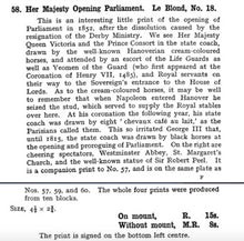 Load image into Gallery viewer, Abraham Le Blond. Her Majesty opening Parliament. Baxter print. Circa 1852.