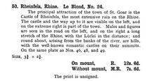 Load image into Gallery viewer, Abraham Le Blond. Rheinfels: Rhine. Baxter print. 1849-1854.