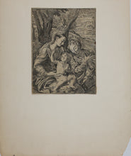 Load image into Gallery viewer, Carlo Maratti, after. Matrimonio de Santa Catalina. Etching. XVII C.
