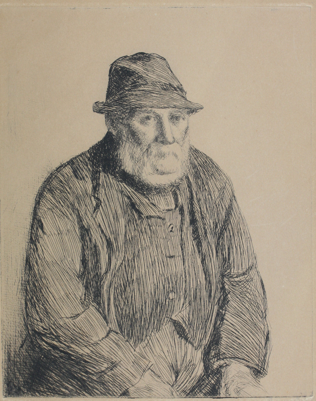 Power O'Malley. Two portraits. The Descendant of Kings; Fishermans' Mother. Etchings. XX C.