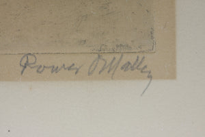Power O'Malley. Two portraits. The Descendant of Kings; Fishermans' Mother. Etchings. XX C.