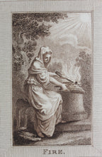 Load image into Gallery viewer, Charles Taylor. Allegory of the Four Elements. Four stipples. 1788.

