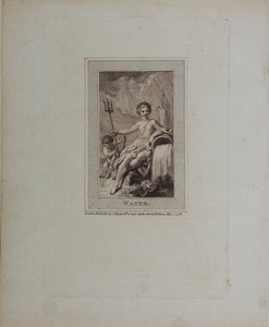 Charles Taylor. Allegory of the Four Elements. Four stipples. 1788.