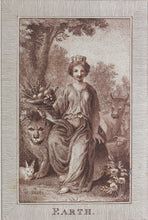 Load image into Gallery viewer, Charles Taylor. Allegory of the Four Elements. Four stipples. 1788.
