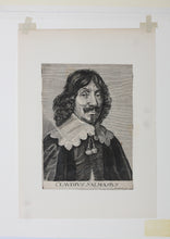 Load image into Gallery viewer, Nicolaes Van Negre, after. Portrait of Claudius Salmasius. Engraving by Esme de Boulonois. ca. 1682.
