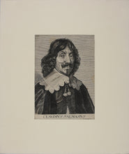 Load image into Gallery viewer, Nicolaes Van Negre, after. Portrait of Claudius Salmasius. Engraving by Esme de Boulonois. ca. 1682.
