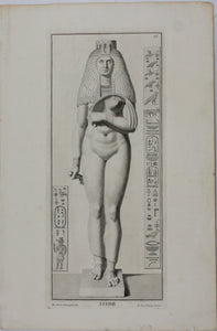 Giovanni Domenico Campiglia, after. Iside. Etching by Pietro Antonio Pazzi. c. 1750.