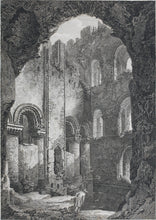 Load image into Gallery viewer, Thomas Hearne, after. Gundulph&#39;s Tower, Rochester Castle. Etching by John Landseer. 1794.
