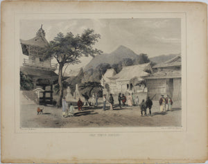 Wilhelm Heine, after. Chief Temple Hakodadi. Color lithograph. 1856.