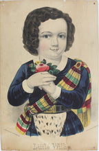 Load image into Gallery viewer, Currier &amp; Ives. Little Willie. Hand colored lithograph. 1857-1907.
