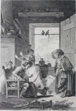 Load image into Gallery viewer, Jean Honoré Fragonard, after. Belphegor. Engraving by Jean-Baptiste Patas. 1795.
