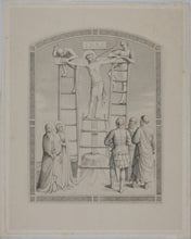Load image into Gallery viewer, Fra Angelico, after. Crucifixion. Etching by Filippo Livy. 1853.
