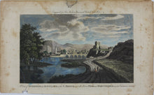 Load image into Gallery viewer, A view of Inverness in Scotland. Hand colored etching. 1779.
