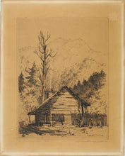 Load image into Gallery viewer, Léon-René Pescheret. In the Smokies, Tennessee. Etching. 1930.
