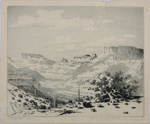 Load image into Gallery viewer, George Elbert Burr. Cloud Shadows, The Apache Trail, Arizona. Drypoint and etching. 1924-1927 (c.)(c.)
