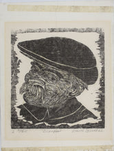 Load image into Gallery viewer, David Fischel. Gramps. Woodcut. 1960s.
