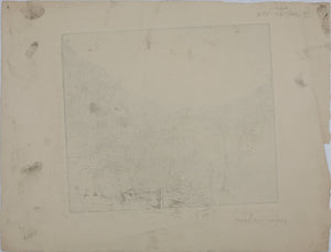 Sigmund  Lee Wolffs. Rialto Bridge Venice. Etching on laid paper. Mid XX C.