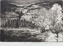 Load image into Gallery viewer, Ladislav Hanka. Landscape. Etching. 1987.
