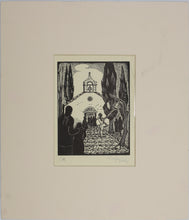 Load image into Gallery viewer, Anonymous. The Road to the Temple. Woodcut. XX C.

