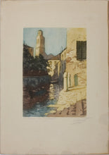 Load image into Gallery viewer, Morecet. Venice San Giorgio. Etching and aquatint. 1963.
