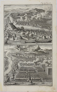 Johann Andreas Thelott, Johann Josef Waldman, after. 9 engravings from the "Admirable effects of providence happened in the life of Leopold the First" by Andreas Reinhardt, Johann Ulrich Kraus, Jacob Müller, Johanna Sibilla Küsell. 1701.
