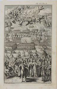 Johann Andreas Thelott, Johann Josef Waldman, after. 9 engravings from the "Admirable effects of providence happened in the life of Leopold the First" by Andreas Reinhardt, Johann Ulrich Kraus, Jacob Müller, Johanna Sibilla Küsell. 1701.