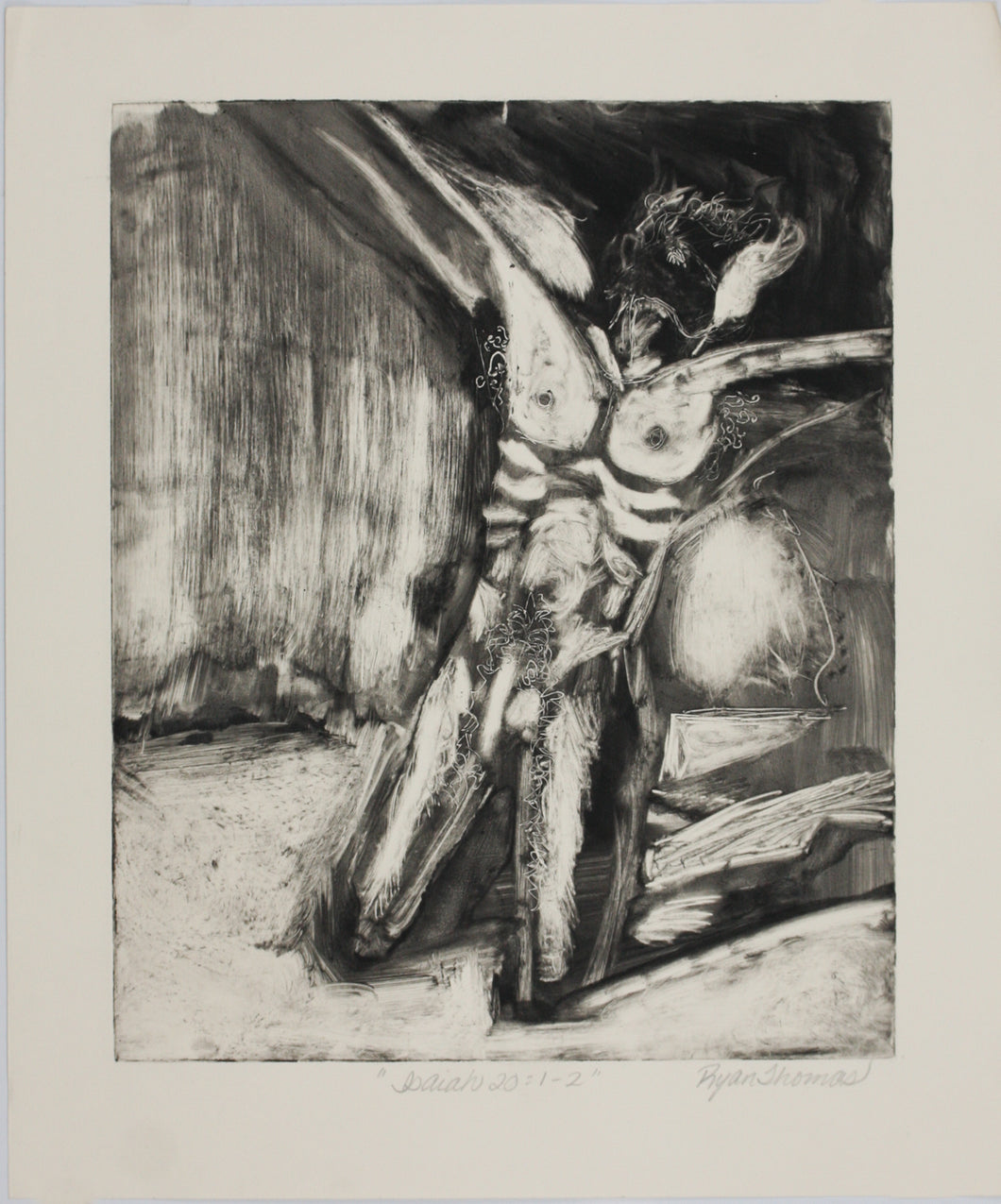Ryan Thomas. Isaiah 20:1-2. Etching. Late XX C.