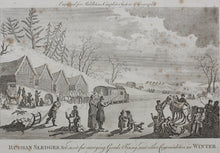Load image into Gallery viewer, Anonymous. Russian Sledges, used for carrying goods, firing and other commodities in Winter. Etching. 1777.
