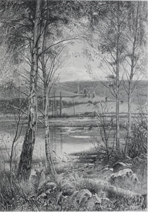 Ernest Parton, after. The Waning of the Year. Engraving by John Saddler. 1883.