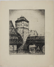 Load image into Gallery viewer, Sigmund  Lee Wolffs. Nürnberg. Etching. Five variants. Mid XX C. Available in five variants.
