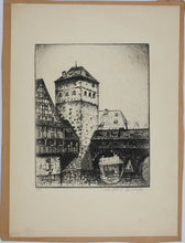 Load image into Gallery viewer, Sigmund  Lee Wolffs. Nürnberg. Etching. Five variants. Mid XX C. Available in five variants.
