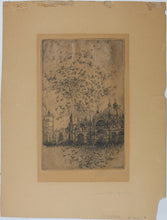 Load image into Gallery viewer, Monogrammist GB. St Mark's Basilica. Etching. Late XIX early XX C.
