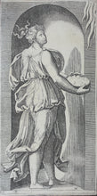 Load image into Gallery viewer, Raphael, after. Marcantonio Raimondi, after. Hope. Engraving. XVI (?) C.
