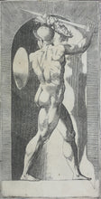 Load image into Gallery viewer, Rosso Fiorentino, after. Jacopo Caraglio, after. Mars. Engraving. XVI C.

