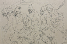 Load image into Gallery viewer, Armin Carl‏ Hansen. Fishermen Walking. Etching. 1925.
