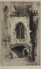 Load image into Gallery viewer, Walter Henry Sweet. Stephens Bow, Exeter. Etching.  1920th.
