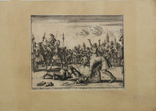 Load image into Gallery viewer, Jan Luyken. Two engravings from the "Martyrs Mirror". Unidentified edition XVIII C(?).
