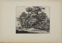 Load image into Gallery viewer, Anthonie Waterloo. Traveller Near a Wood. Etching. Printed in 1868.
