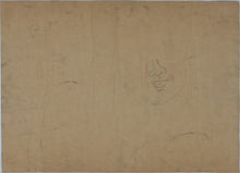 Load image into Gallery viewer, Jack Bennett. The Sailor and the Shark and two studies. Graphite drawing. 1974.
