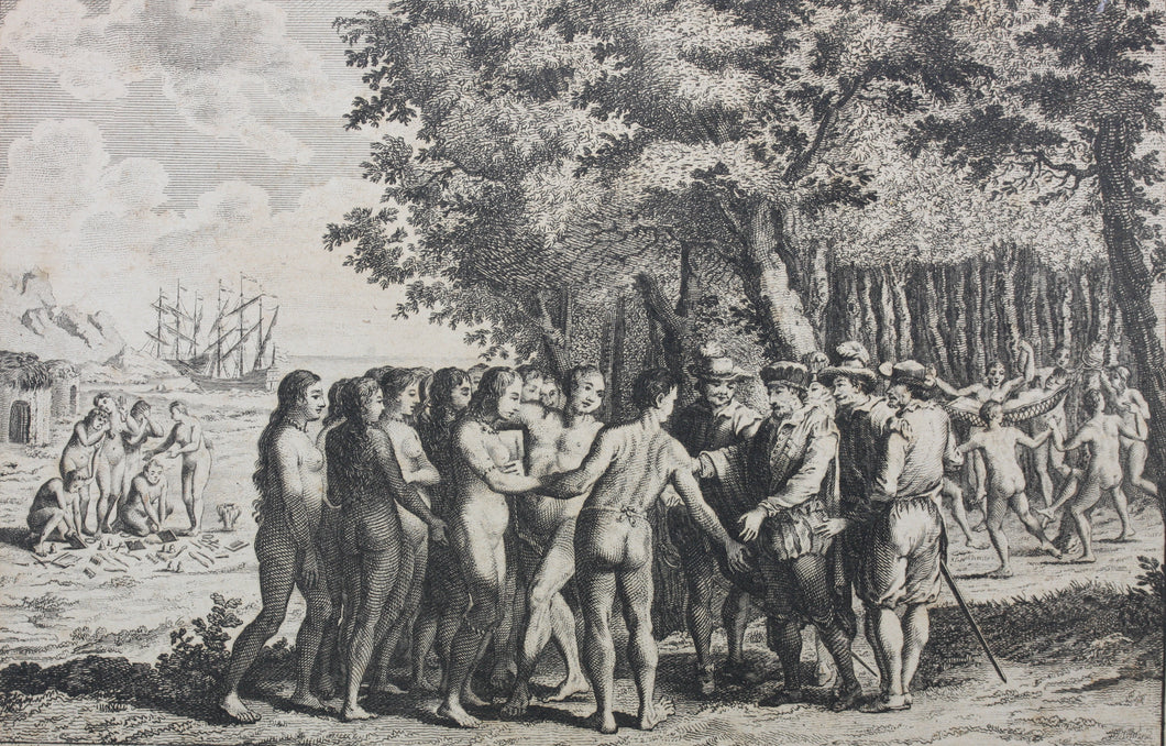 Charles White. Marina presented to Cortez. Engraving. 1778.